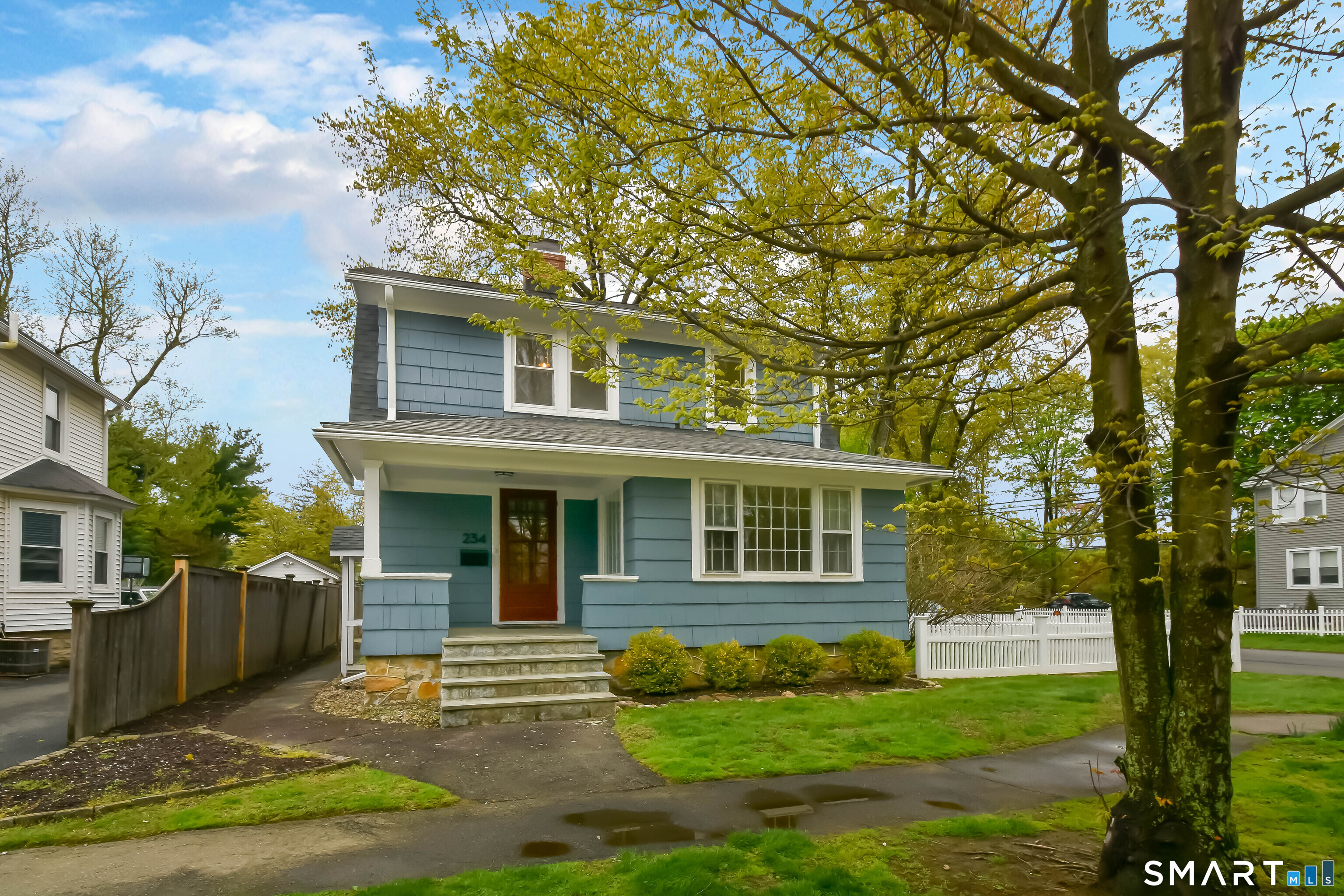 234 North Pine Creek Road Fairfield, CT 06824 - Photo 1 of 28 Front of House with Porch