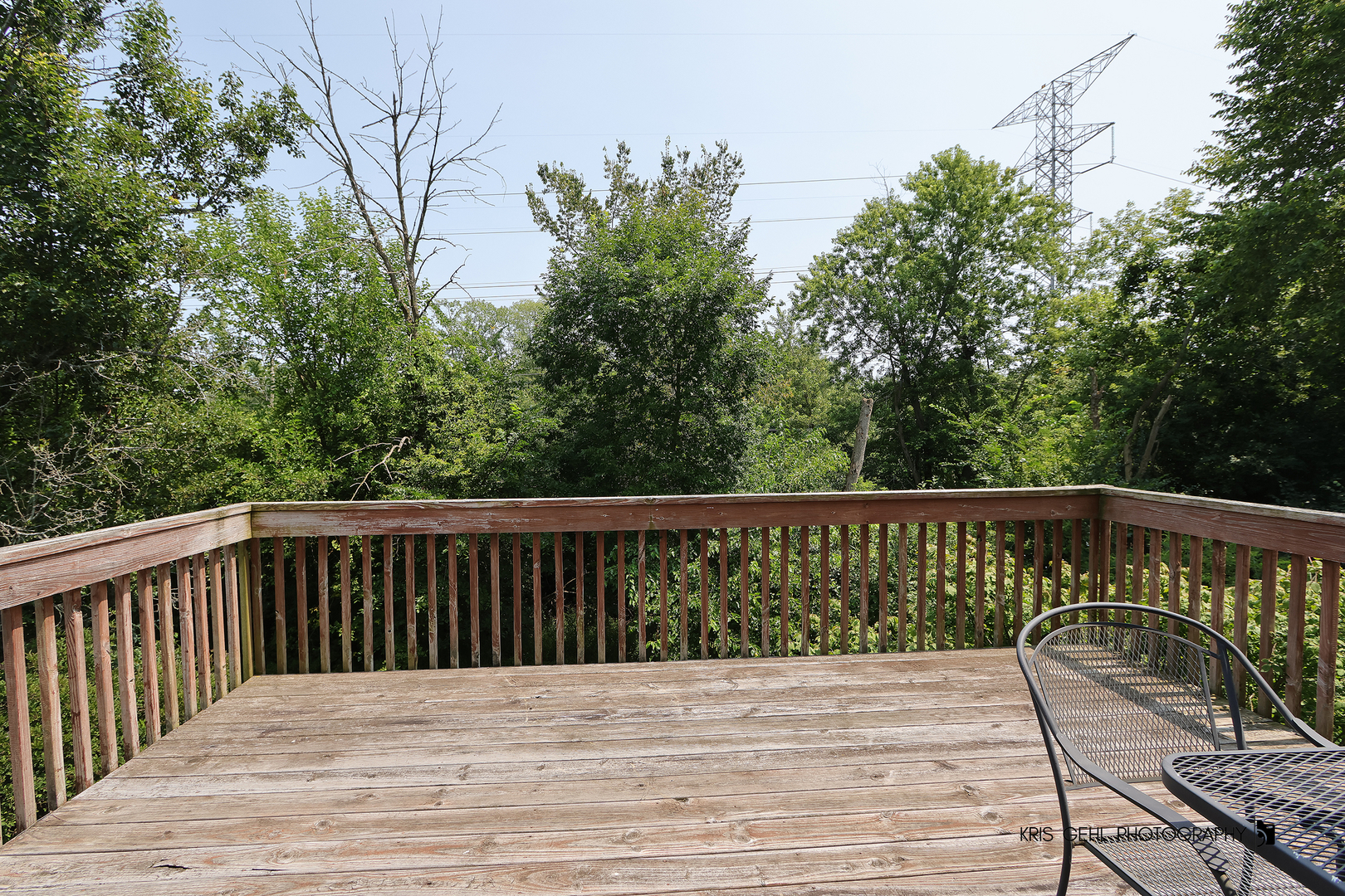 1277 Queen Ann Lane Gurnee, IL 60031 - Photo 22 of 25 a balcony with wooden floor and outdoor space