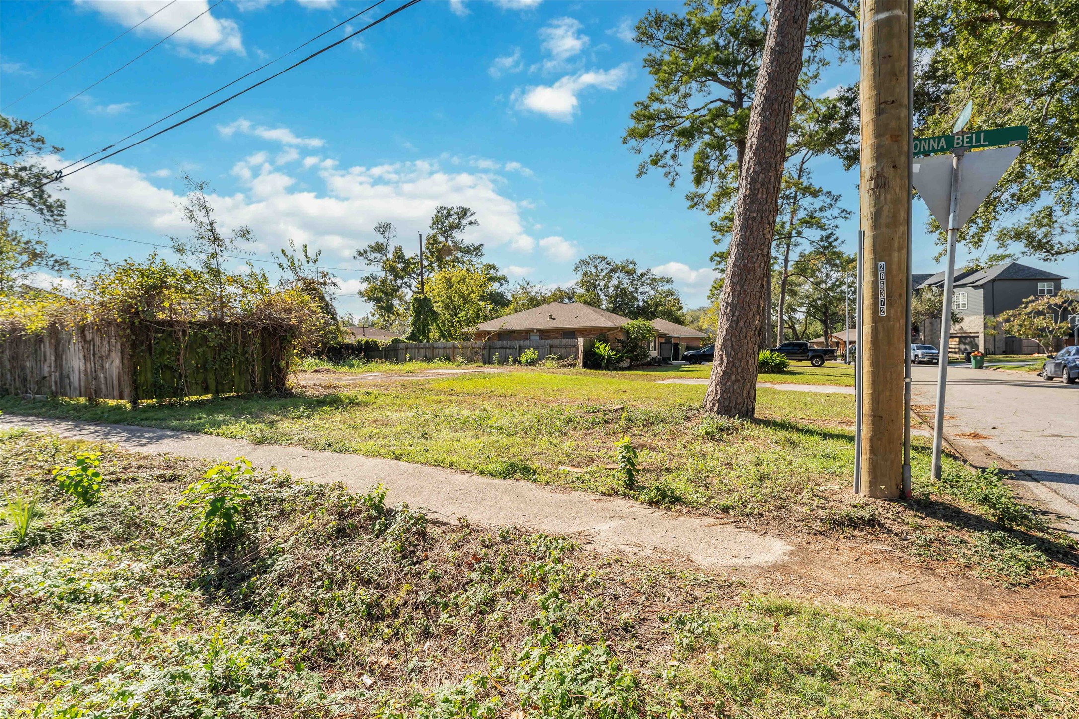 2003 Ebony Lane Houston, TX 77018 - Photo 10 of 11 a view of a yard with potted plants