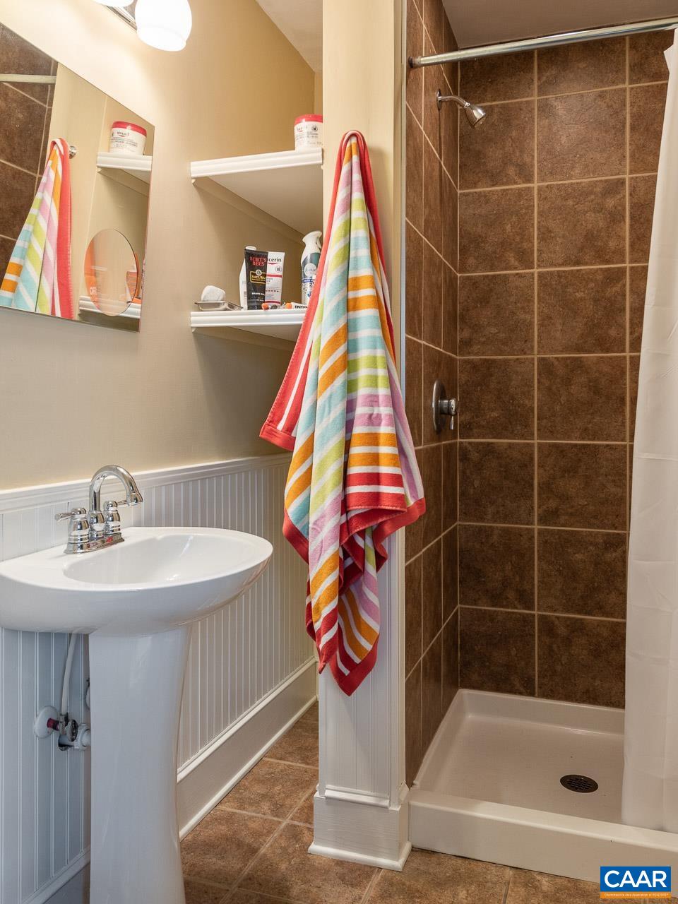 3944 Stony Point Road Keswick, VA 22947 - Photo 17 of 45 a bathroom with a sink and a shower