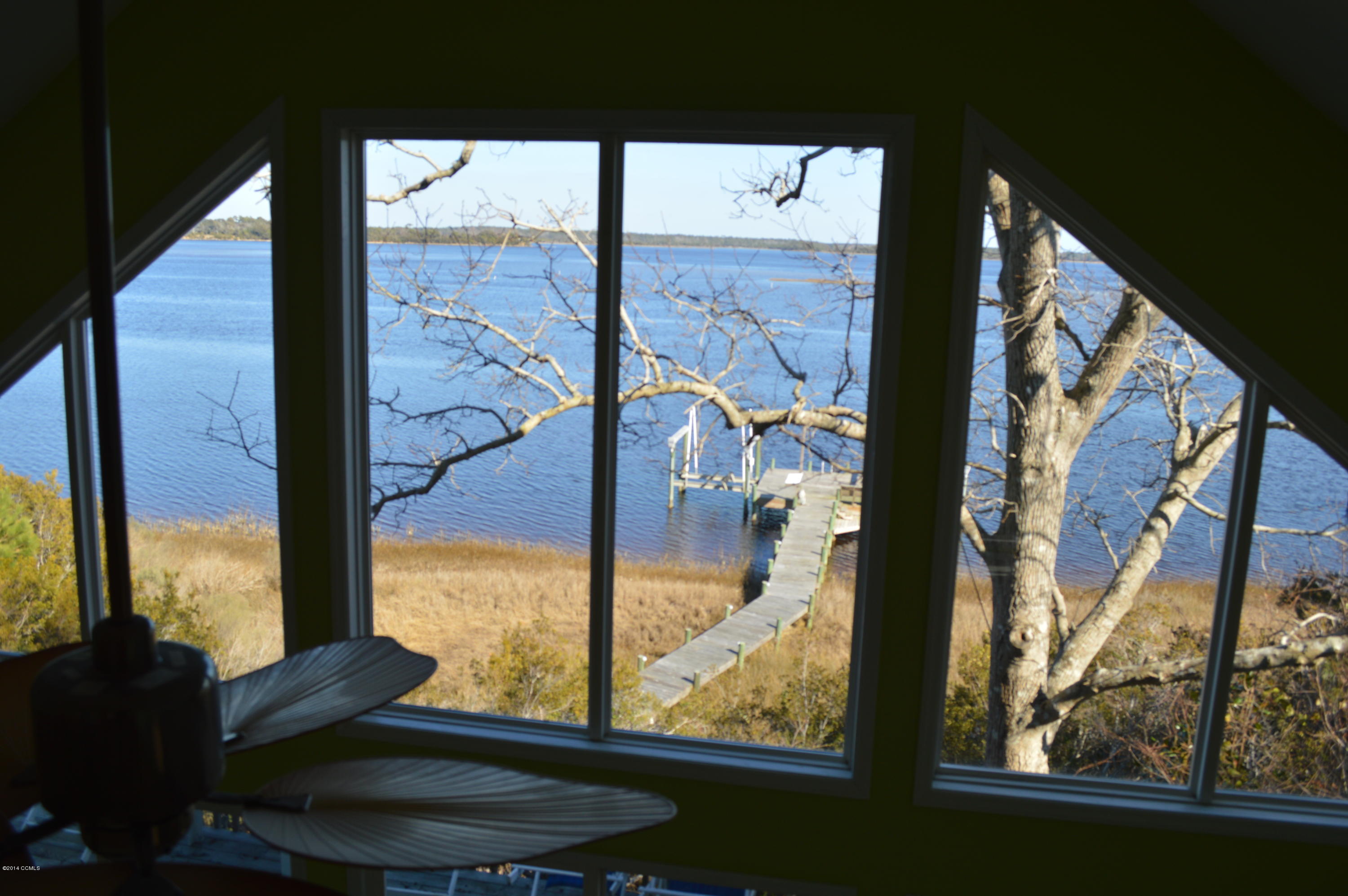 130 Corbett Road Swansboro, NC 28584 - Photo 14 of 30 VIEW FROM UPPER LANDING