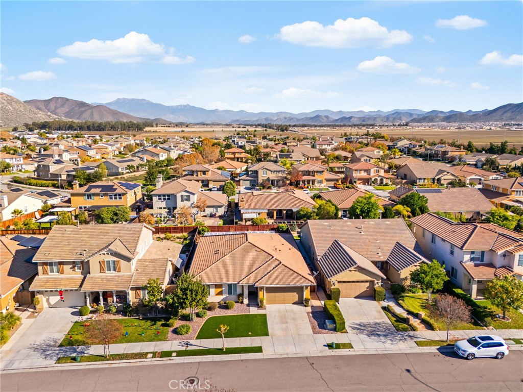 28386 Fox Ridge Cove Menifee, CA 92585 - Photo 42 of 48 an aerial view of residential houses with outdoor space