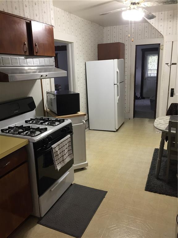 Eat in Kitchen.  Stove and Refrigerator included.