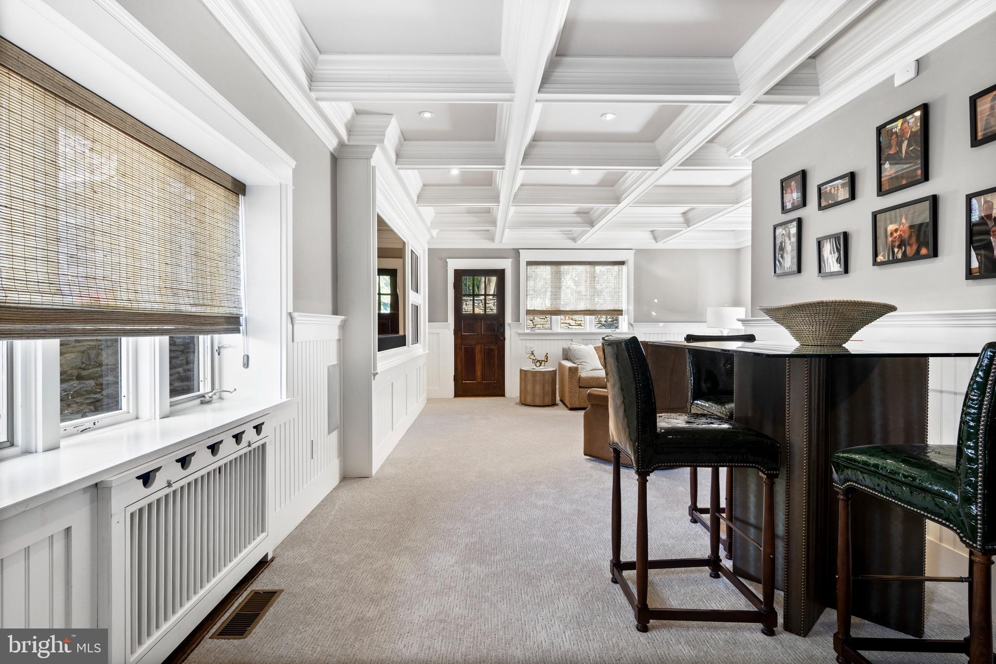 209 Tower Road Villanova, PA 19085 - Photo 45 of 110 Family room showcases coffered ceilings