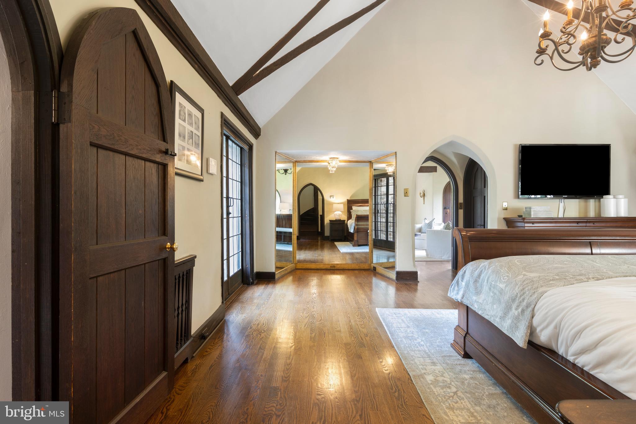 209 Tower Road Villanova, PA 19085 - Photo 50 of 110 Private primary suite with cathedral ceilings