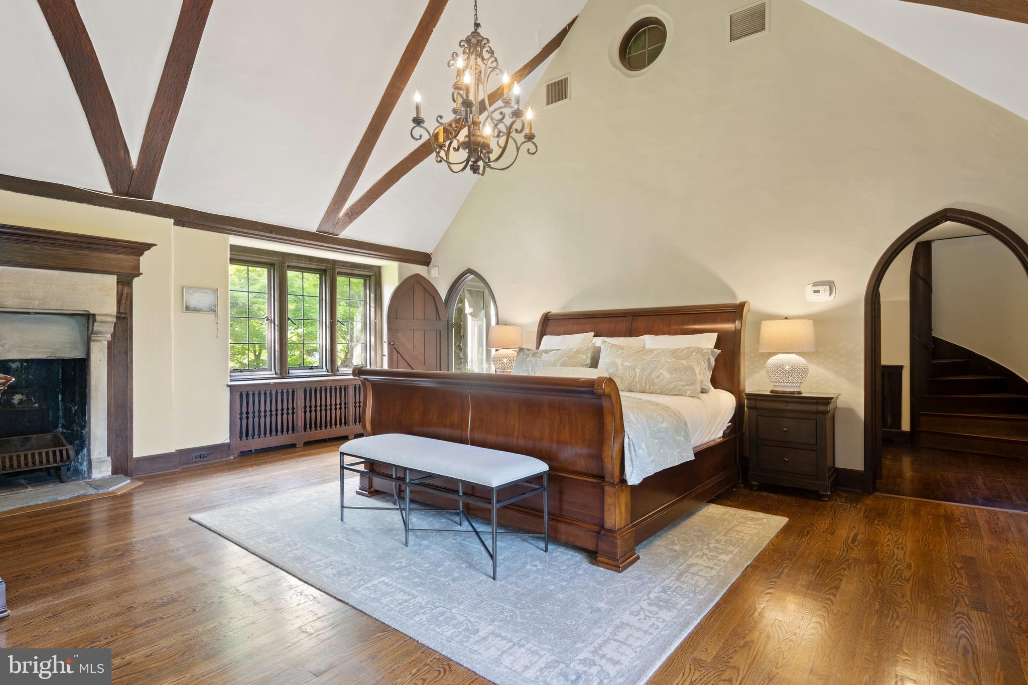 209 Tower Road Villanova, PA 19085 - Photo 51 of 110 fireplaces in the primary bedroom and sitting room