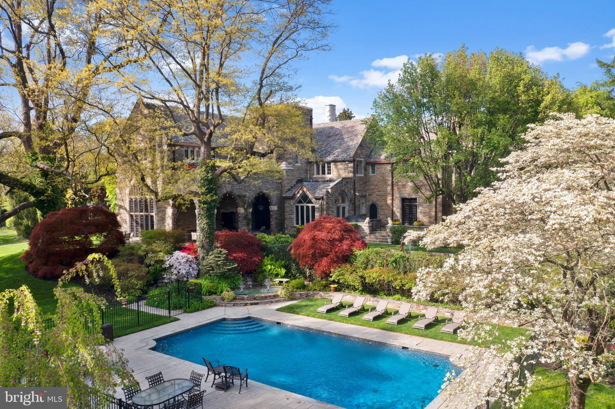 209 Tower Road Villanova, PA 19085 - Photo 85 of 110 Back yard stunner highlighted by magnificent color