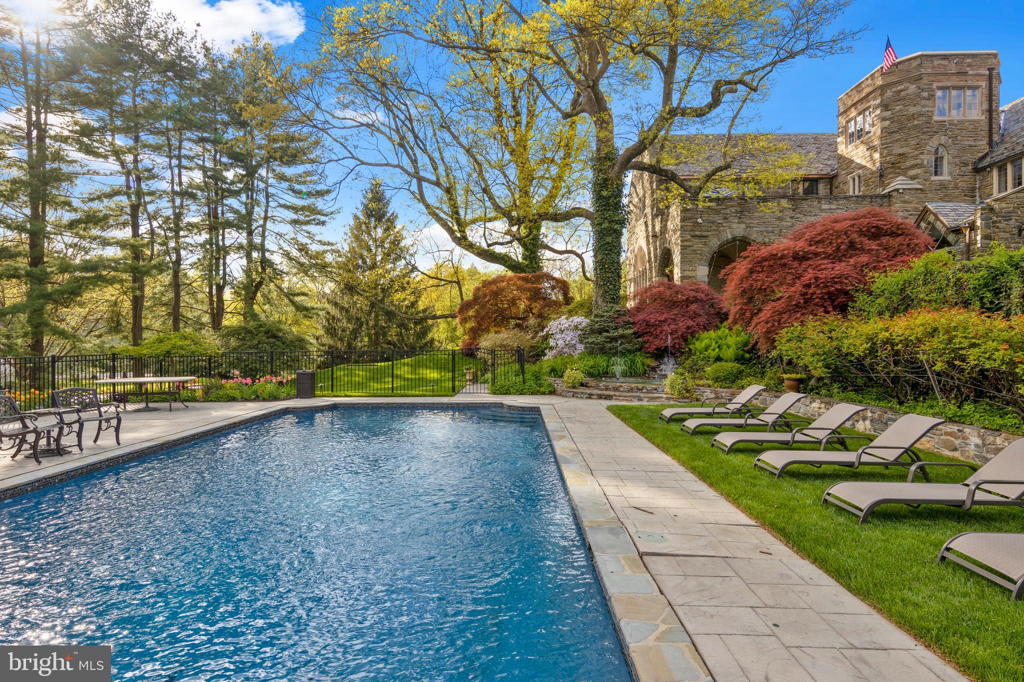 209 Tower Road Villanova, PA 19085 - Photo 86 of 110 Relax and entertain poolside