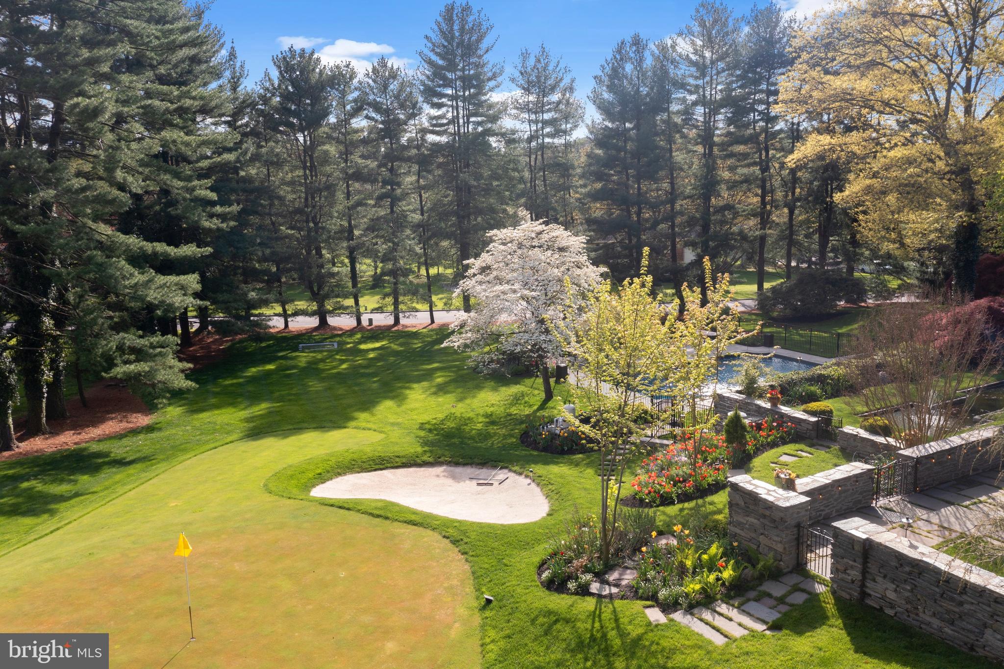 209 Tower Road Villanova, PA 19085 - Photo 87 of 110 putting green w/ sand trap and 2 tees!