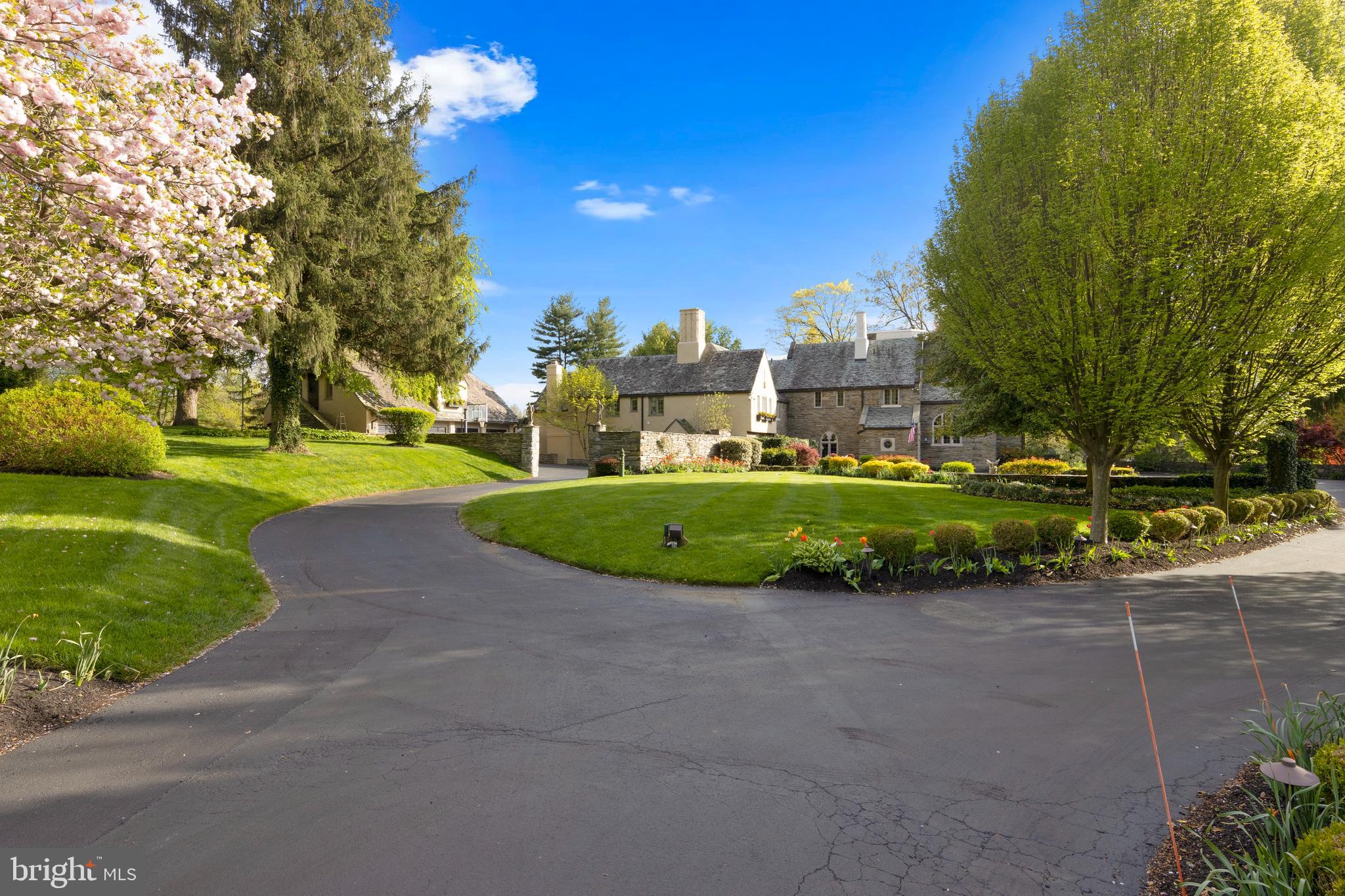 209 Tower Road Villanova, PA 19085 - Photo 100 of 110 The circular drive greets you as you enter