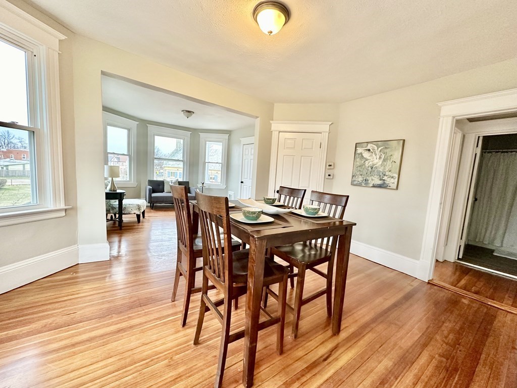 28-30 Kendall Street Springfield, MA 01104 - Photo 4 of 10 a view of a a dining room with furniture window and wooden floor