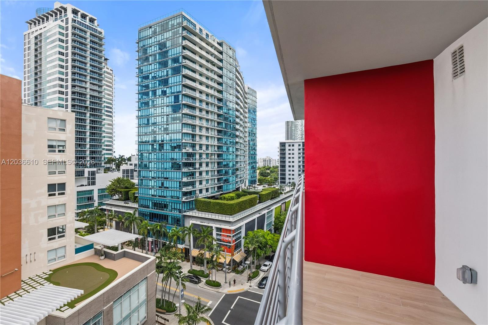 90 Northeast 32nd Street, Unit 1014 Miami, FL 33127 - Photo 10 of 39 a view of balcony with outdoor space