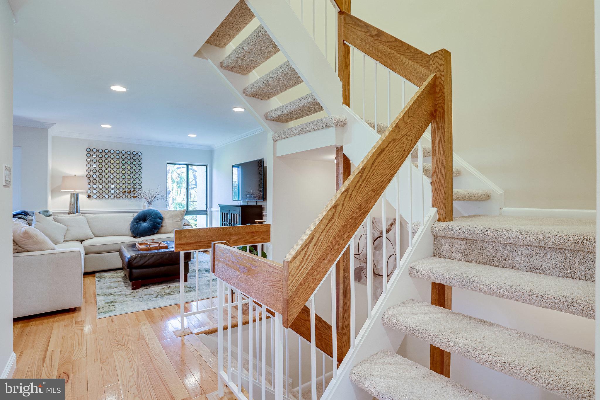 11716 Newbridge Court Reston, VA 20191 - Photo 36 of 79 Modern and Open Staircases connect it all..