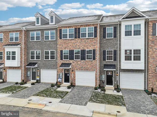 a front view of a house with windows