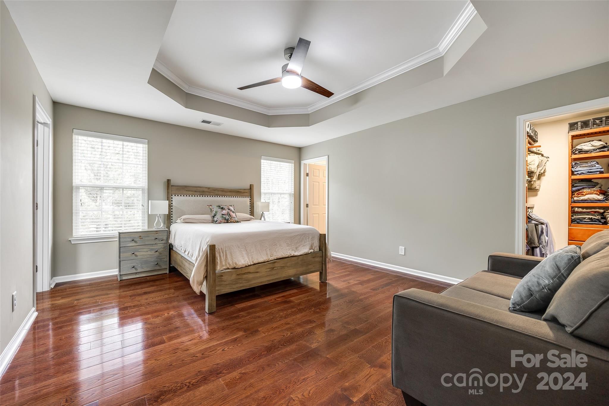 127 Inlet Point Drive Fort Mill, SC 29708 - Photo 14 of 46 a bedroom with bed couch and window