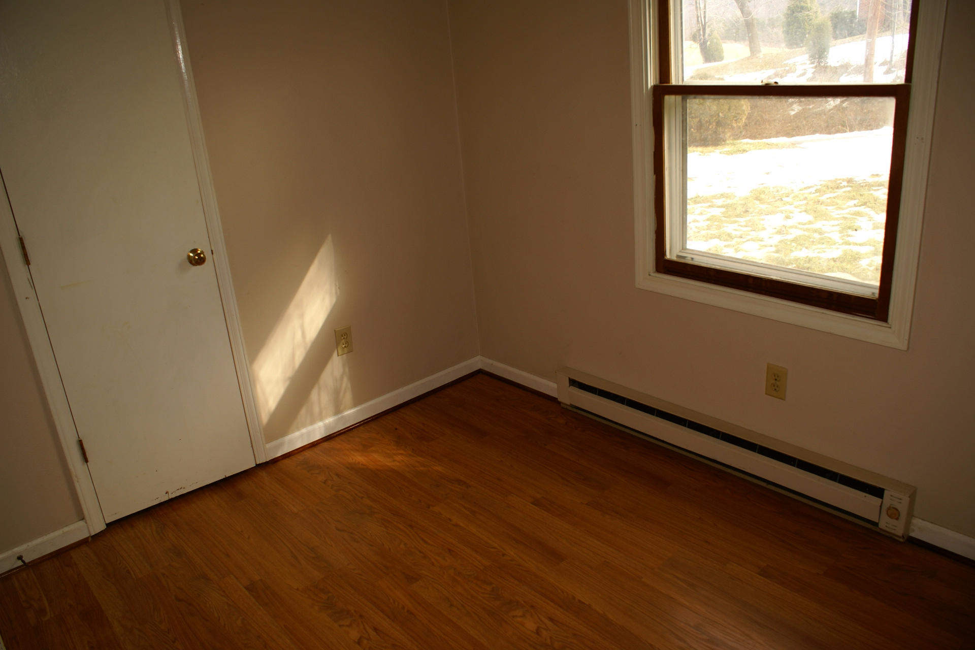 743 Colonial Road Blue Ridge, VA 24064 - Photo 14 of 20 wooden floor in an empty room with a window