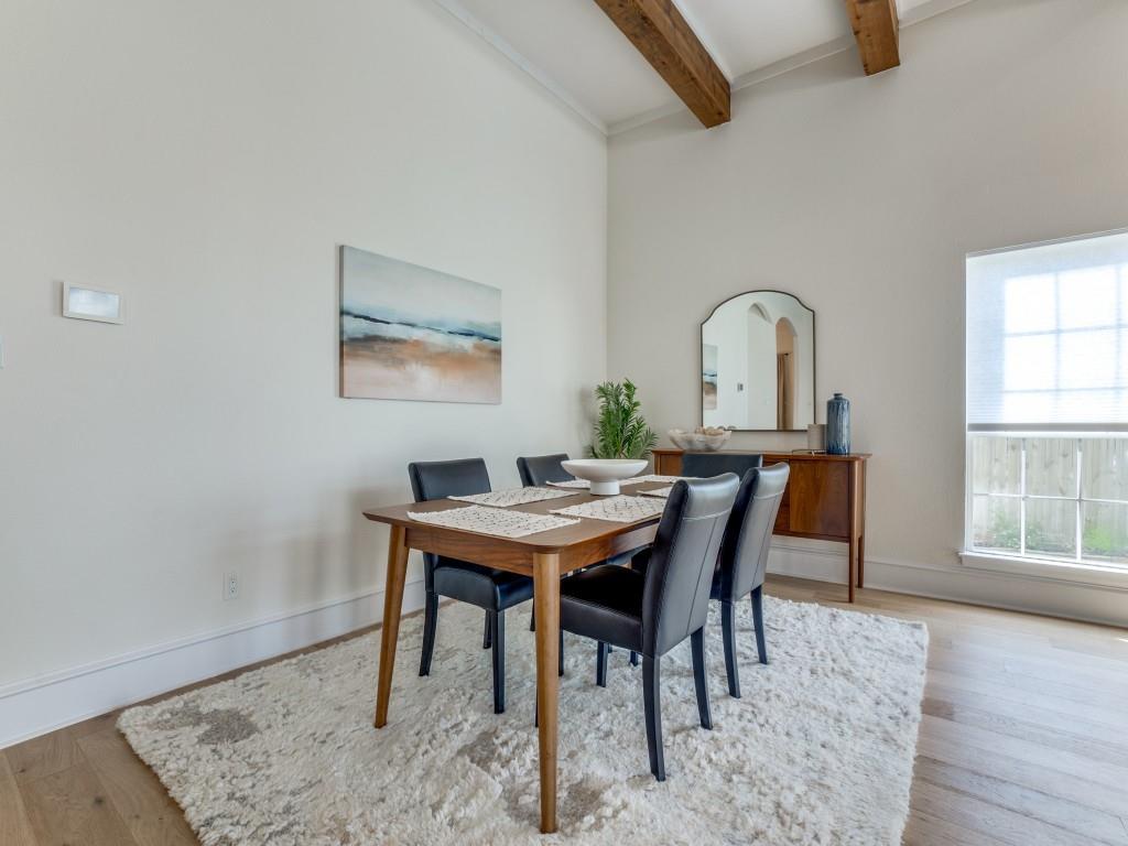 5305 Southern Avenue Dallas, TX 75209 - Photo 20 of 39 a dining room with furniture and wooden floor