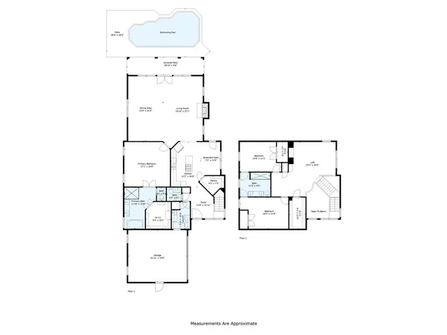 a picture of a floor plan