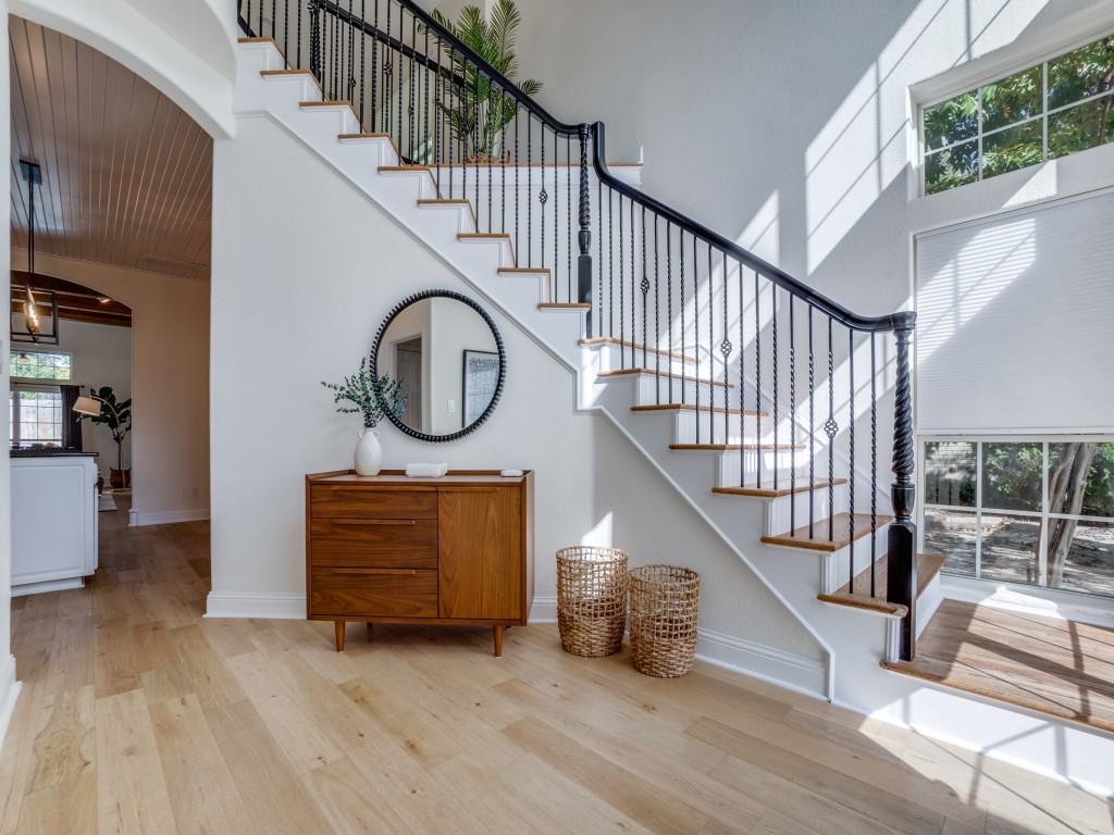 5305 Southern Avenue Dallas, TX 75209 - Photo 5 of 39 a view of staircase with white walls and a window