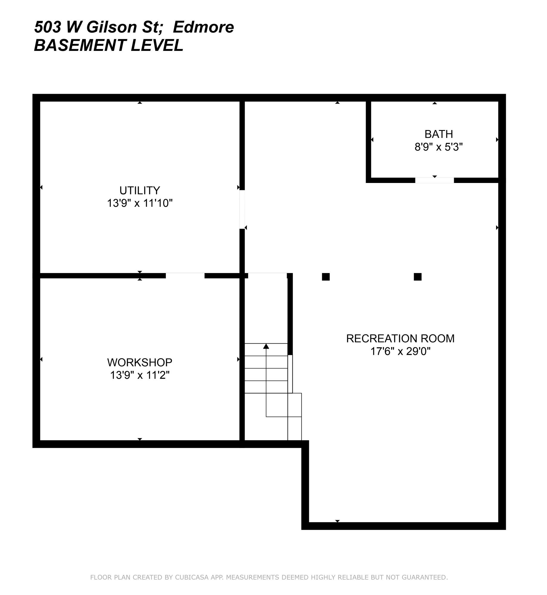 503 West Gilson Street Edmore, MI 48829 - Photo 37 of 52 503 W Gilson BASEMENT