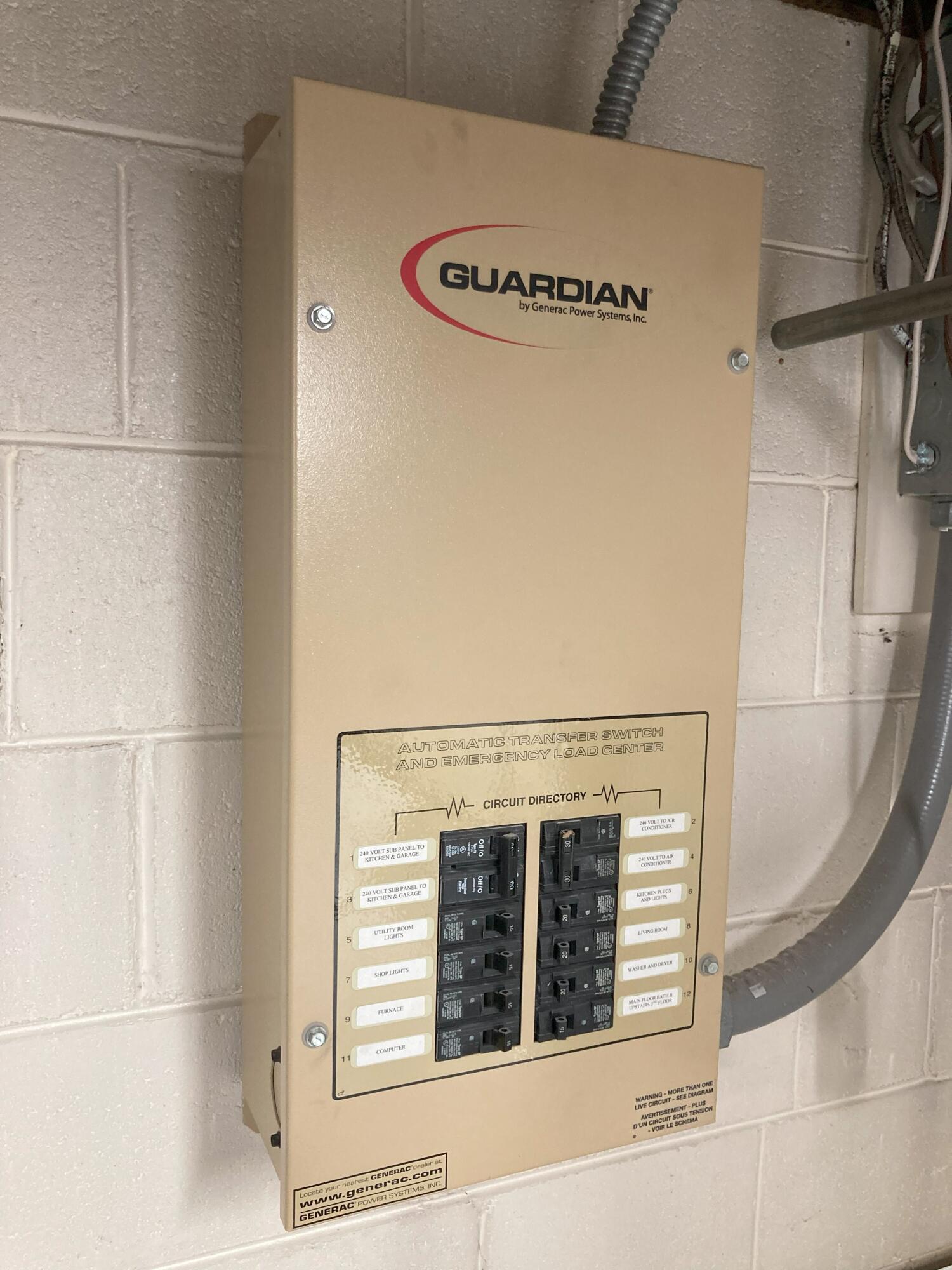 503 West Gilson Street Edmore, MI 48829 - Photo 48 of 52 Generator Service Panel