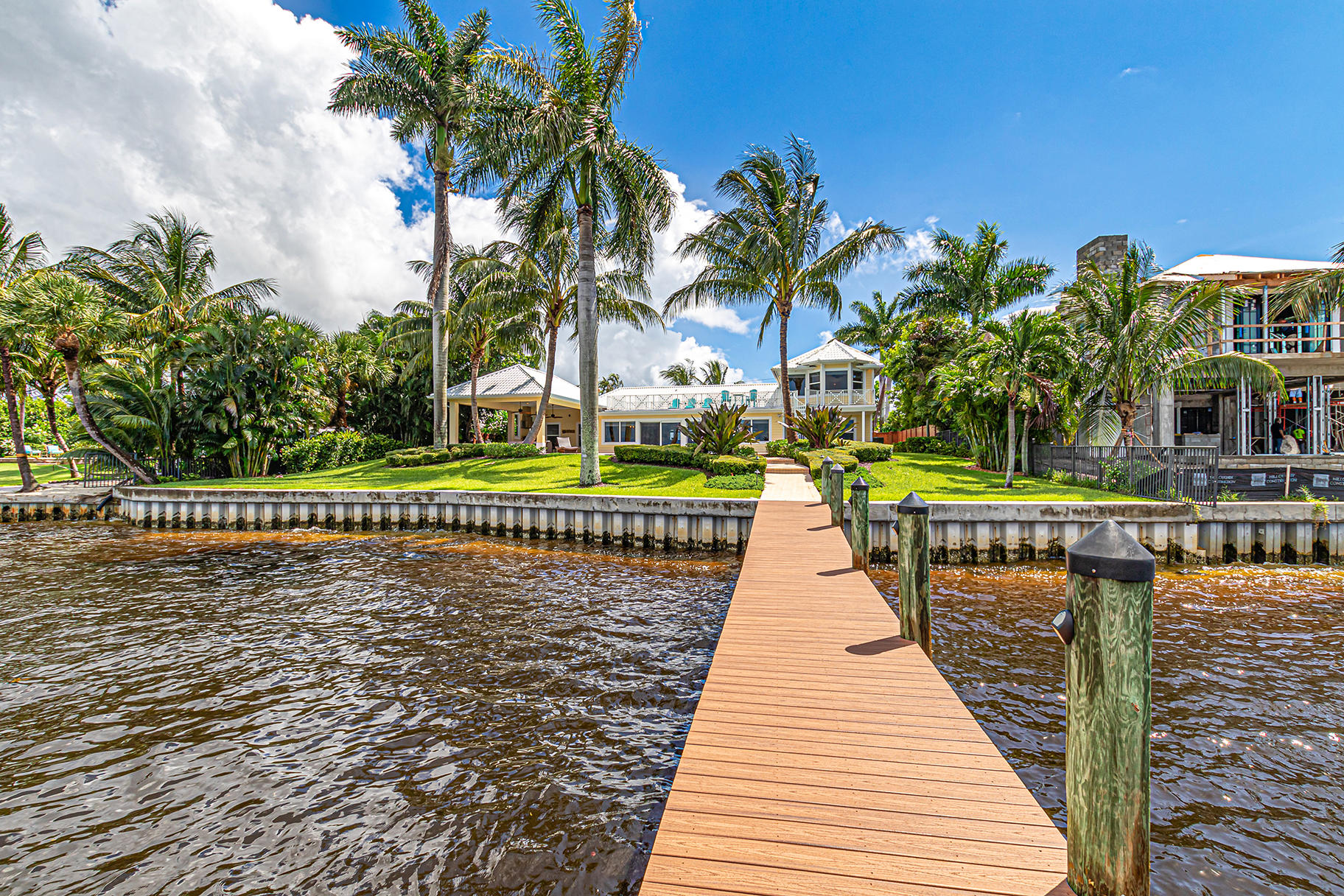 75 River Drive Tequesta, FL 33469 - Photo 13 of 42 dock to house