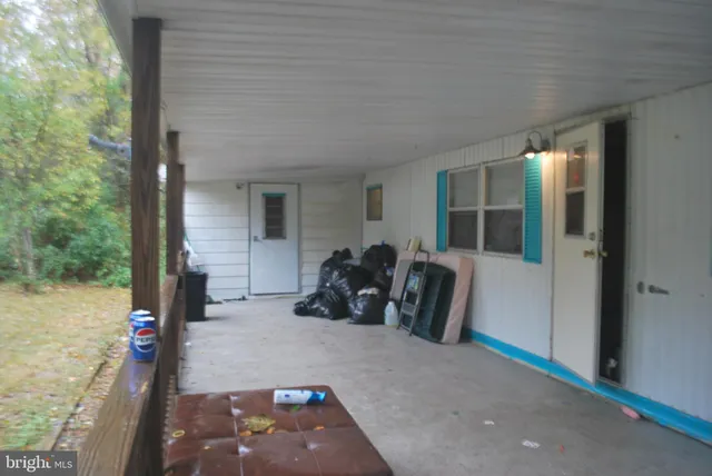 a view of a city from a balcony