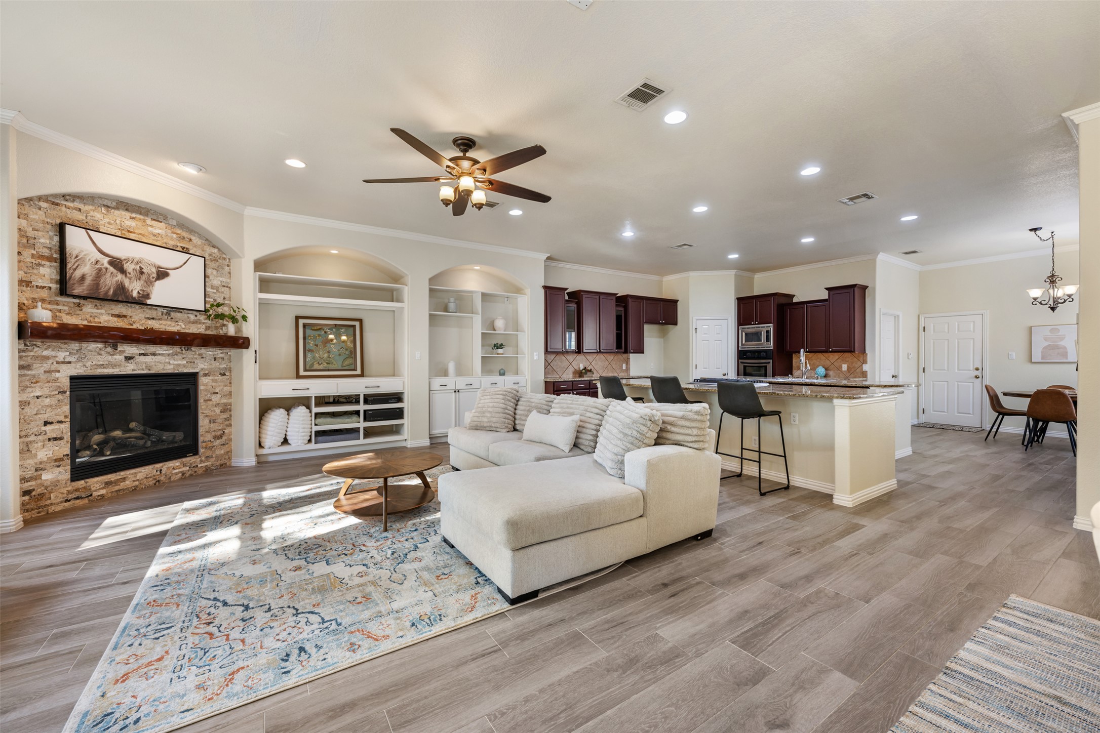 181 Whitney Run Buda, TX 78610 - Photo 14 of 40 Wonderful, open layout with great flow for entertaining.