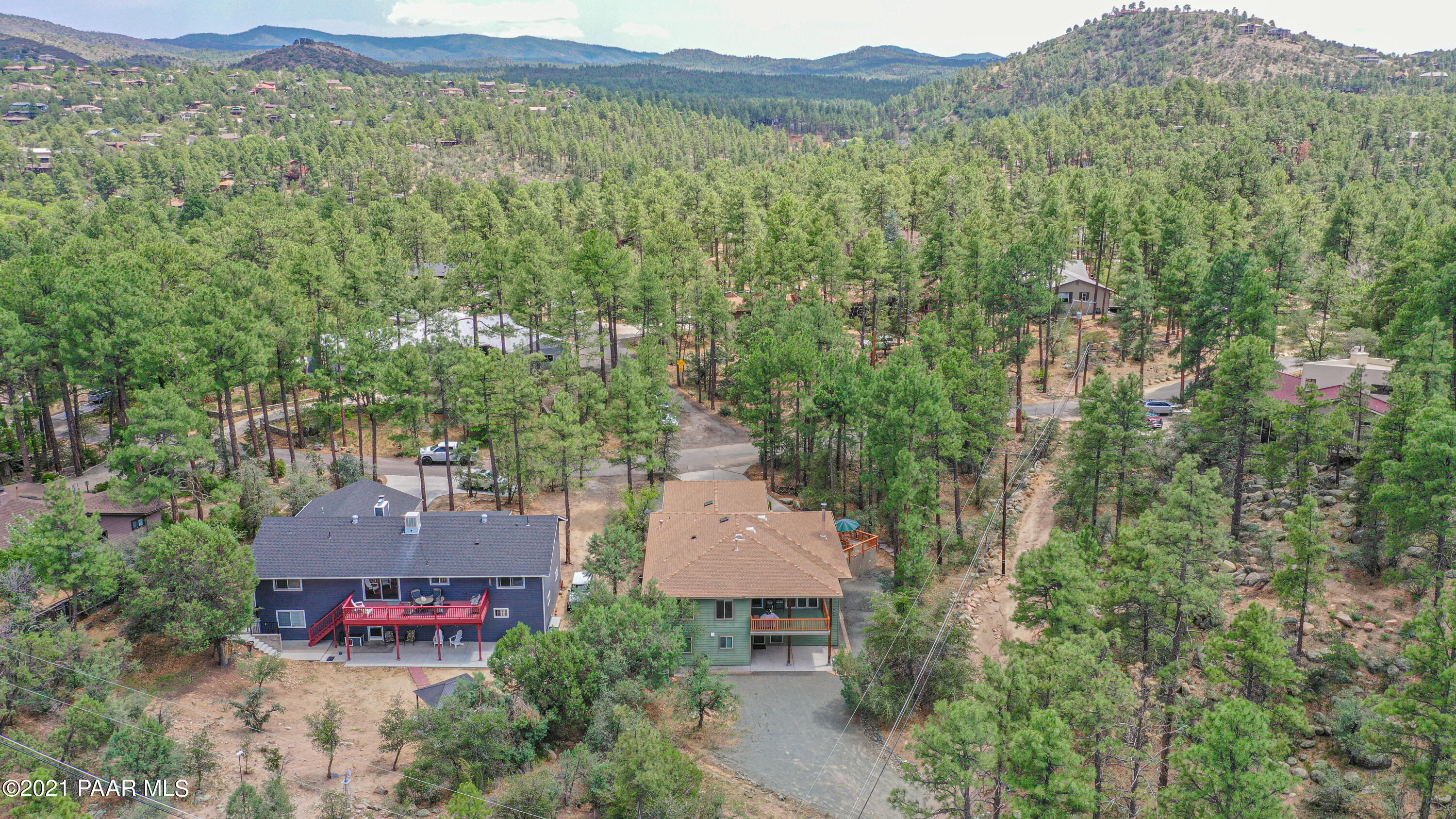 766 Cherokee Road Prescott, AZ 86303 - Photo 48 of 50 Ariel Overview