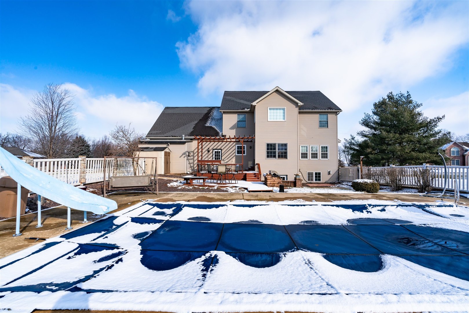 4 Cloverhill Circle Bloomington, IL 61705 - Photo 10 of 63 a view of a house with yard and sitting area