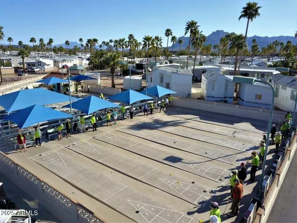 an outdoor space with garden view