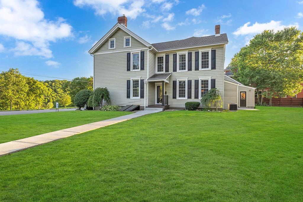 800 River Road Beaver, PA 15009 - Photo 42 of 47 a front view of a house with a garden and yard