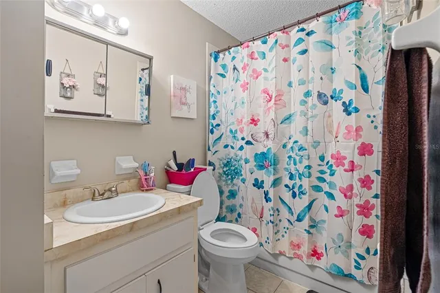 a bathroom with a toilet and a sink curtain