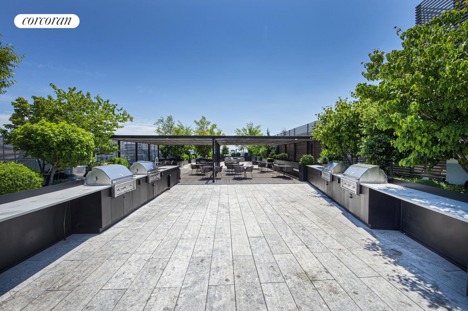 54 Noll Street, Unit 819 Brooklyn, NY 11206 - Photo 10 of 26 a view of balcony with furniture and potted plants
