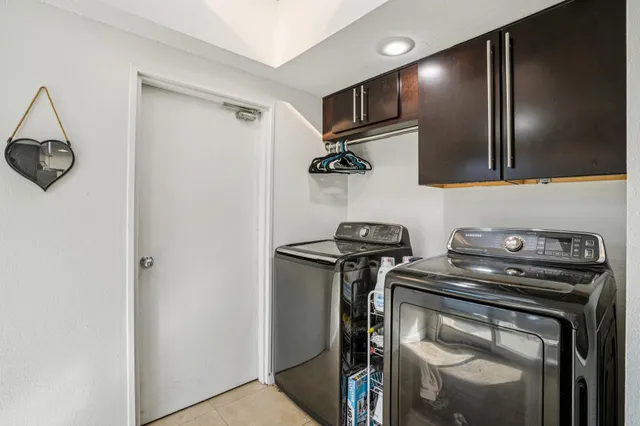 a view of a storage and utility room