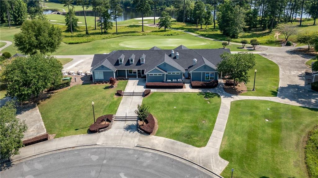 6 Irwin Court Northwest Rome, GA 30165 - Photo 28 of 33 an aerial view of a house with swimming pool garden and patio