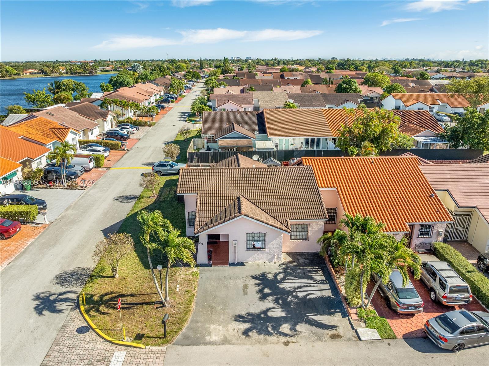 4531 Southwest 144th Avenue Miami, FL 33175 - Photo 20 of 24 an aerial view of residential houses with outdoor space