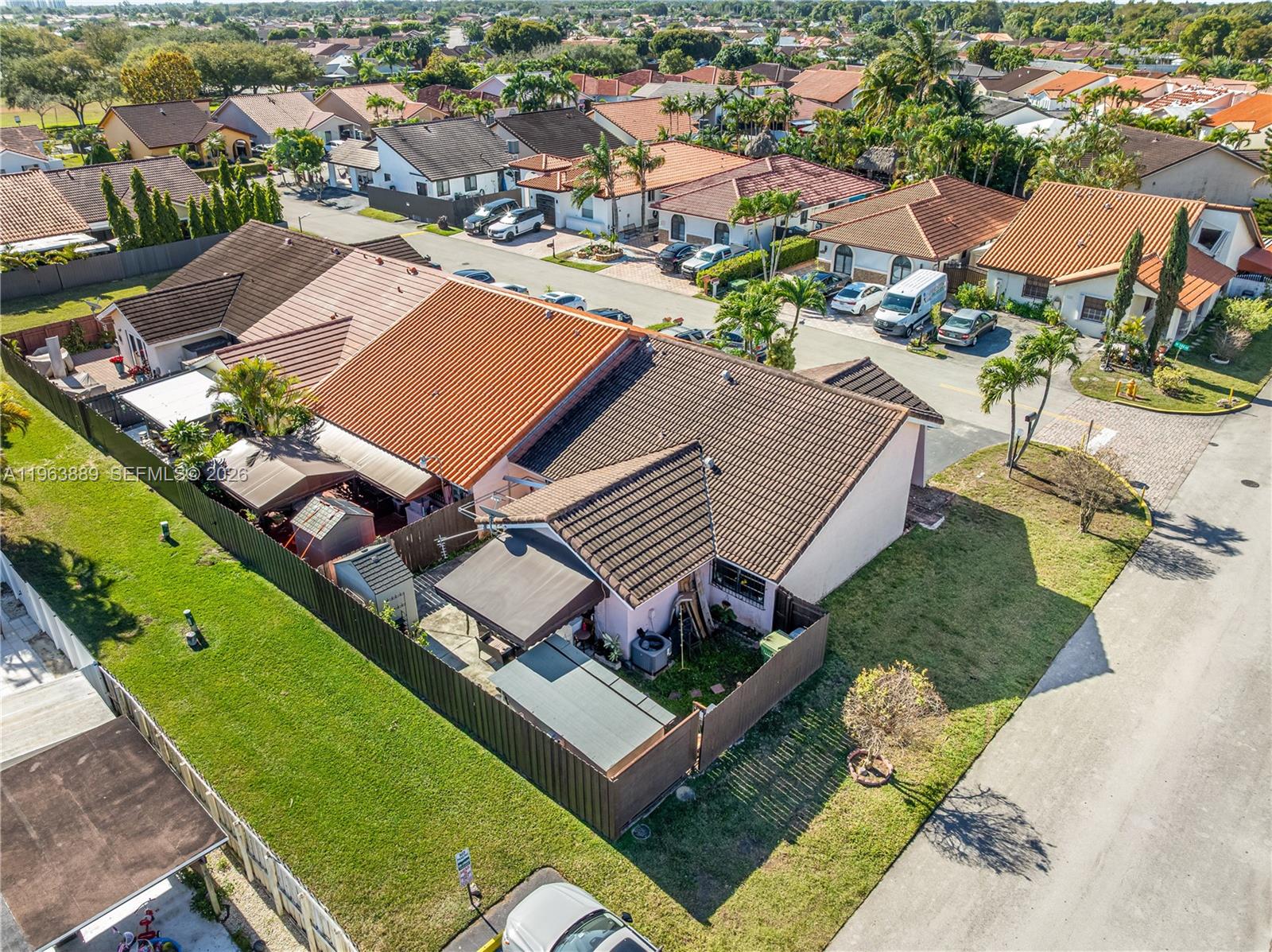 4531 Southwest 144th Avenue Miami, FL 33175 - Photo 21 of 24 an aerial view of a house