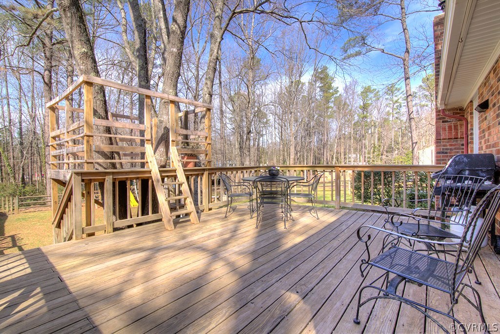 12155 Howards Mill Road Rockville, VA 23146 - Photo 22 of 25 Rear Deck with tree house