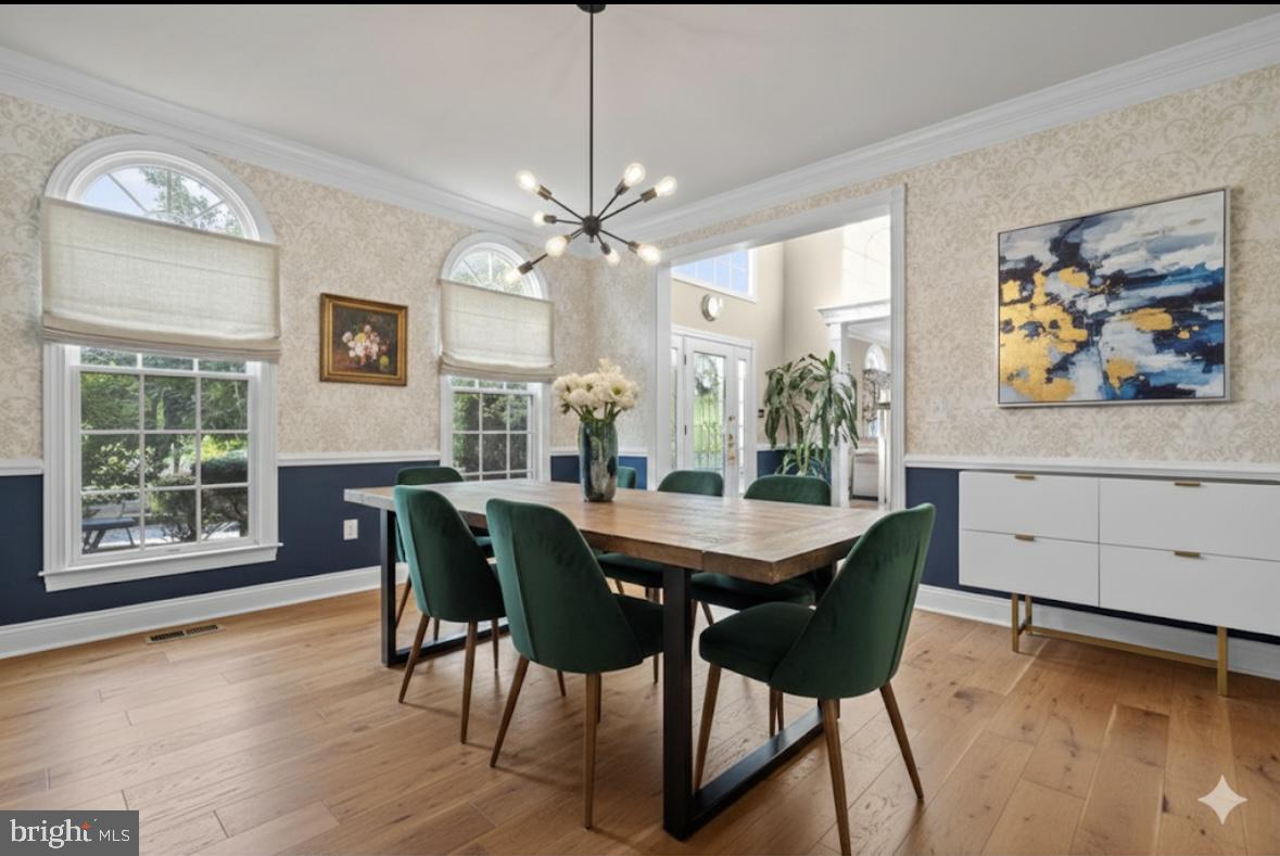 3689 Hancock Lane Doylestown, PA 18902 - Photo 28 of 78 a view of a dining room with furniture window and wooden floor