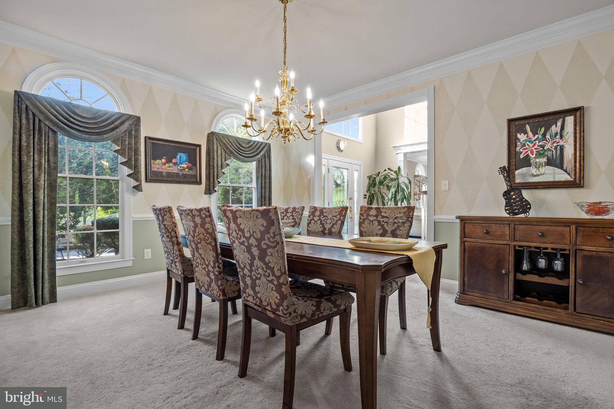 3689 Hancock Lane Doylestown, PA 18902 - Photo 30 of 78 a view of a dining room with furniture window and outside view