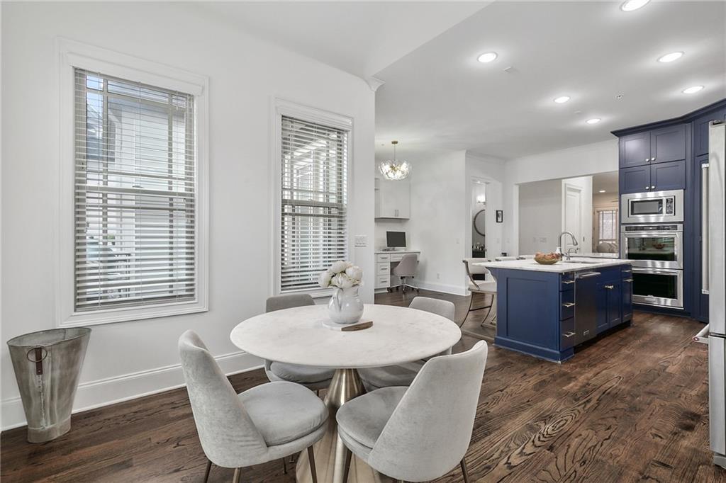 333 Patterson Way N East Atlanta, GA 30312 - Photo 13 of 47 a view of a dining room with furniture window and wooden floor