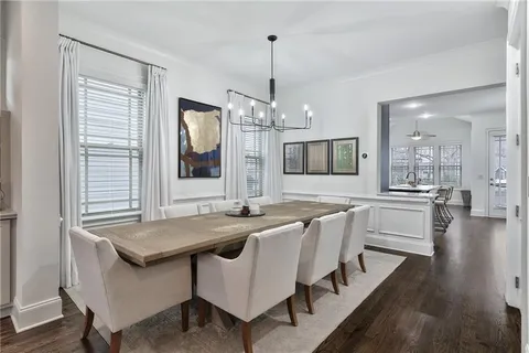 a view of a large building next to a road