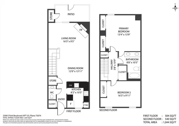 $1,400 | 2500 East Park Boulevard, Unit 3, Plano, TX 75074