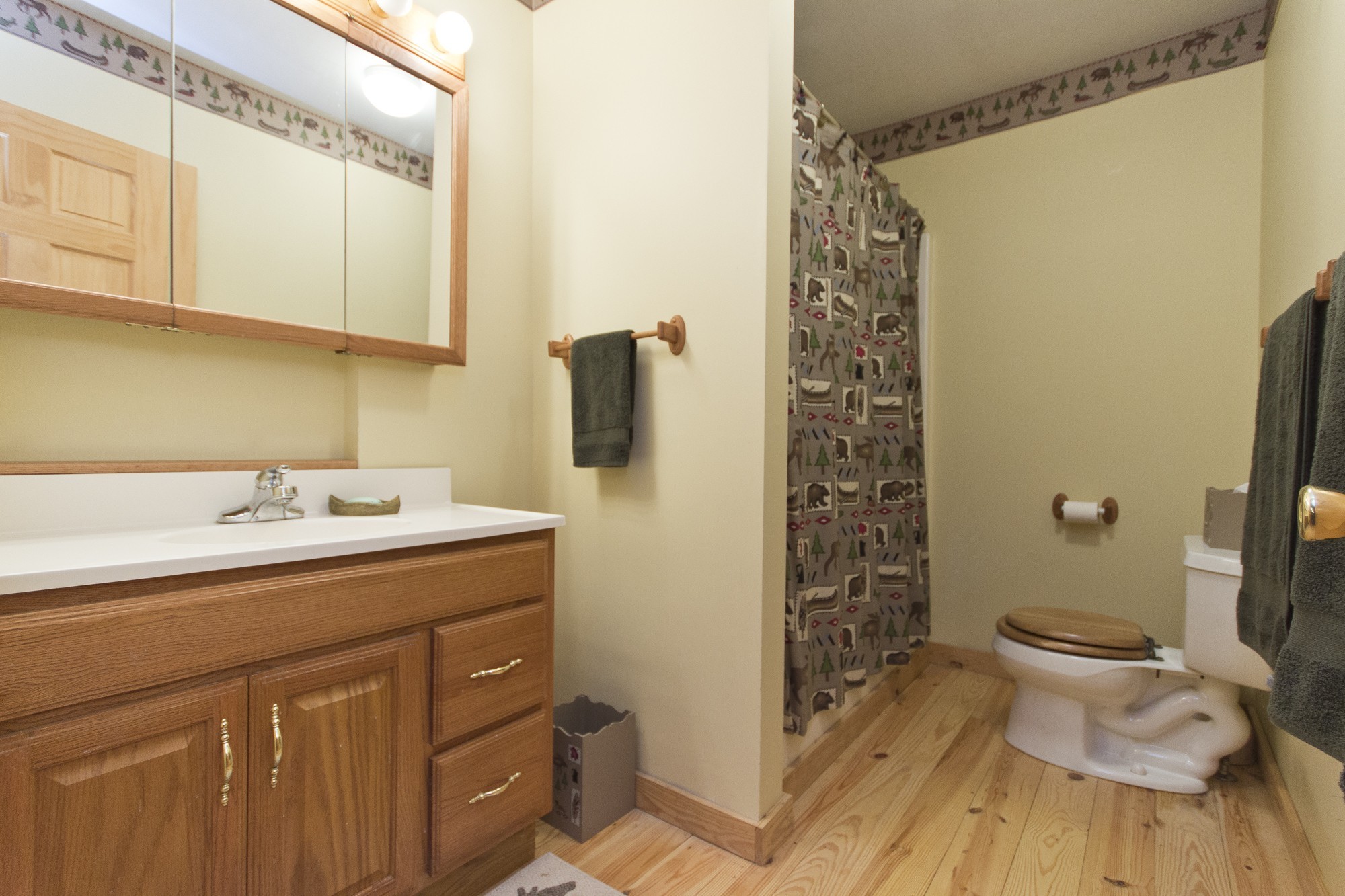 399 Coaling Road Charlotte, TN 37036 - Photo 20 of 32 a bathroom with a sink a toilet and shower