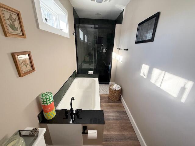 129 1st Rangeway Waterville, ME 04901 - Photo 21 of 30 Looking down to the walk-in shower