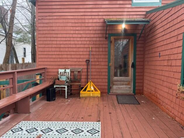129 1st Rangeway Waterville, ME 04901 - Photo 29 of 30 Back Deck entrance