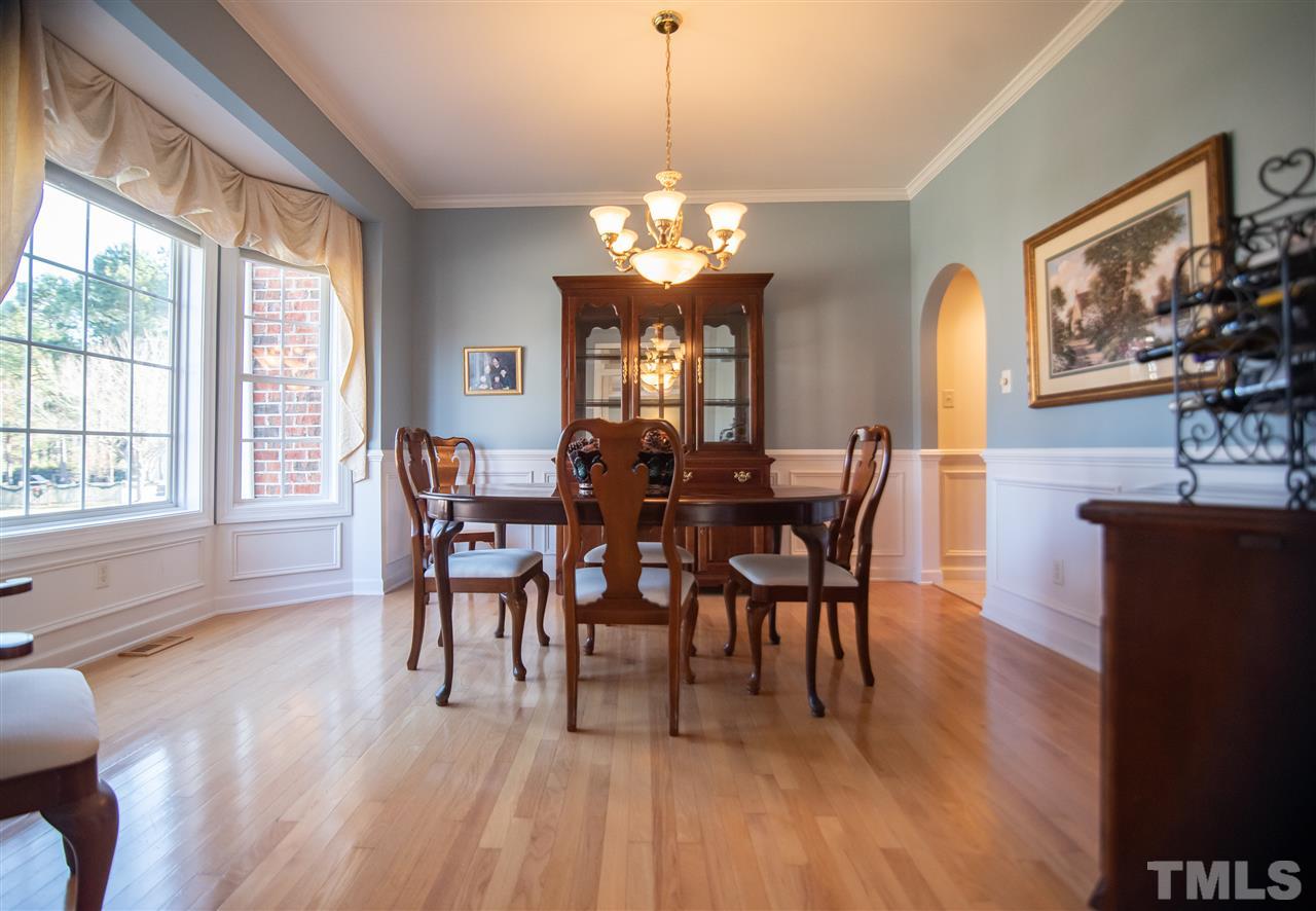 12417 Draco Road Raleigh, NC 27614 - Photo 6 of 30 Holiday parties are a must in this spacious room. Don't miss the huge bay window!