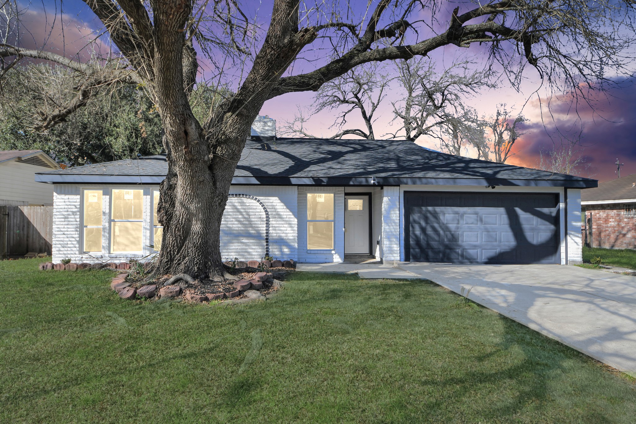 15123 Kaler Road Houston, TX 77060 - Photo 21 of 24 a front view of a house with garden