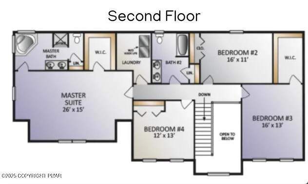 a black and white photo of a room